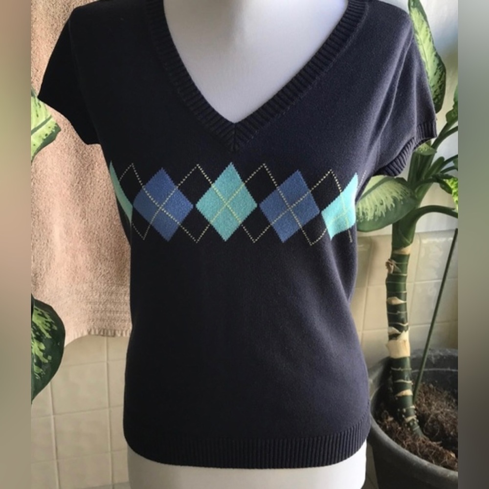 New York and Company blue top small